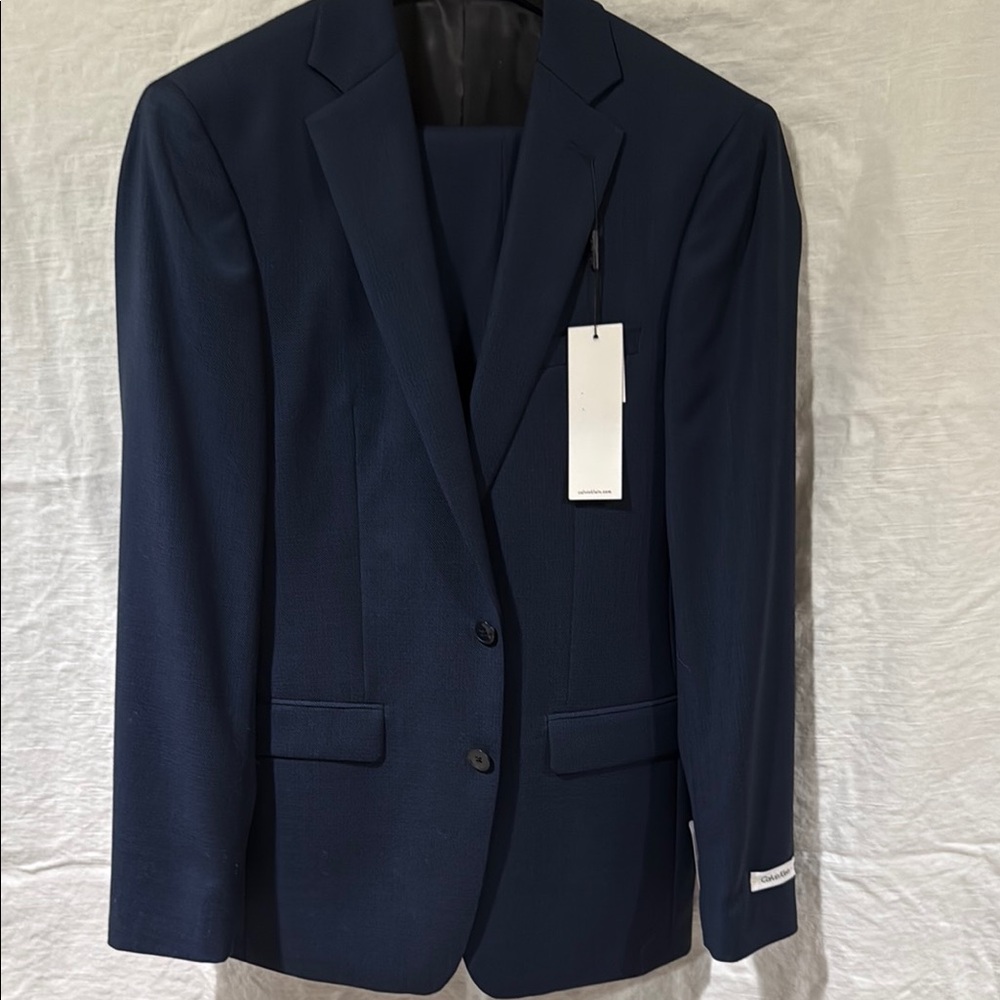 Calvin Klein Collection Blue Suit Modern Tailored Fit